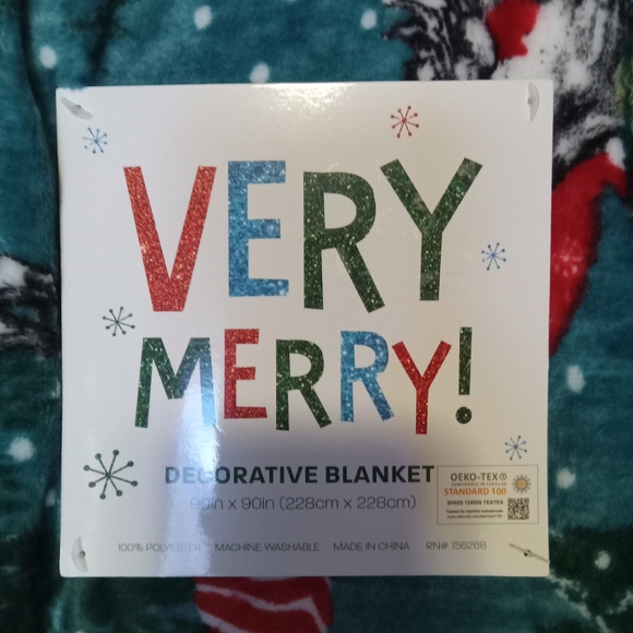 Christmas throw blanket - Picture 2 of 3